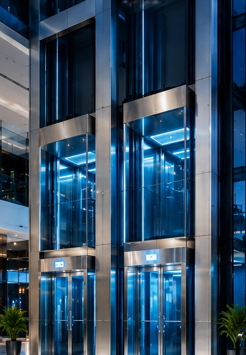 IFE panoramic and high-speed elevator solutions